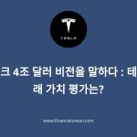 테슬라 4조 비전