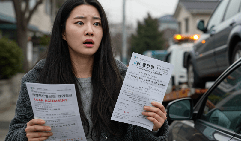 자동차담보대출 단점 서류
