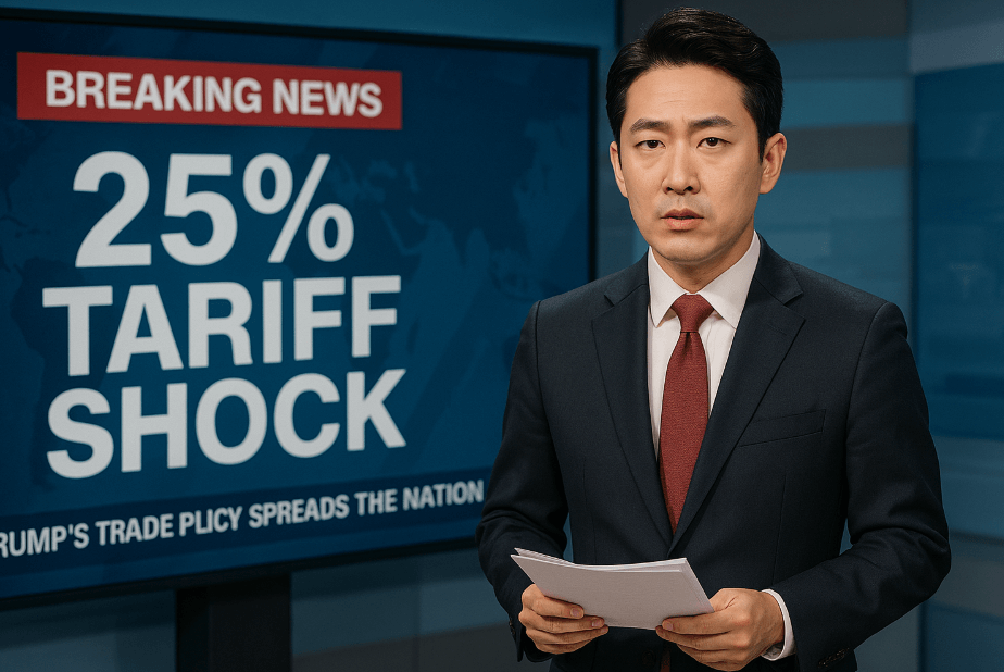 트럼프 상호관세 25% 뉴스