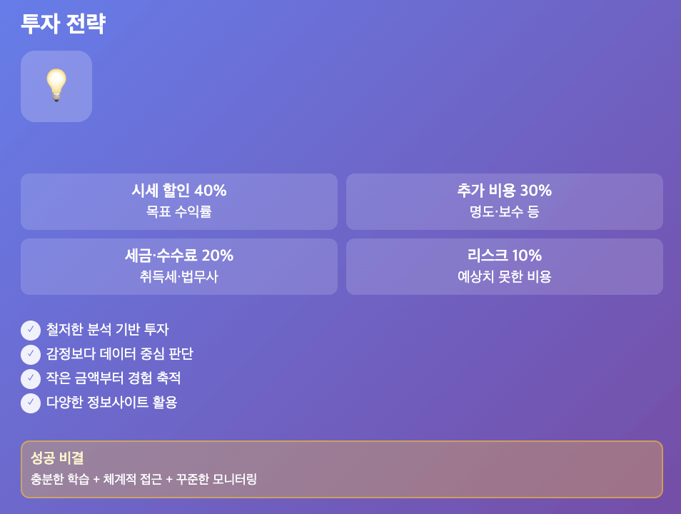대법원경매 투자전략