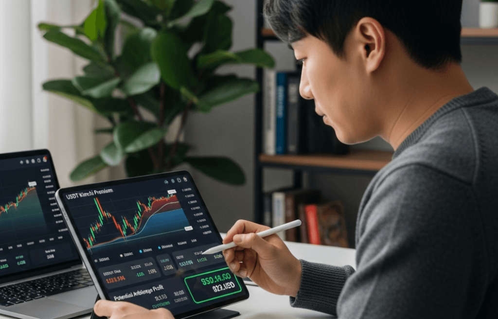 USDT 김프 계산법과 매수 타이밍 분석