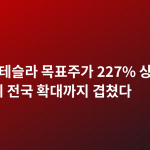 JP모건 테슬라 목표주가 227% 상향, 로보택시 전국 확대까지 겹쳤다