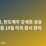 뉴욕증시, 반도체주 강세로 상승 마감…6월 19일 미국 증시 정리