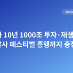 삼성전자 10년 1000조 투자·재생에너지 95%·감사 페스티벌 흥행까지 총정리