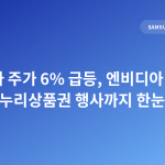 삼성전자 주가 6% 급등, 엔비디아 협력·온누리상품권 행사까지 한눈에