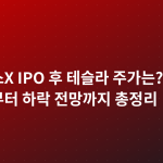스페이스X IPO 후 테슬라 주가는? 합병설부터 하락 전망까지 총정리