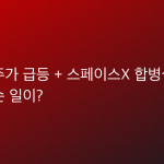 테슬라 주가 급등 + 스페이스X 합병설까지, 지금 무슨 일이?