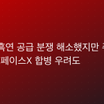테슬라, 흑연 공급 분쟁 해소했지만 주가는 하락…스페이스X 합병 우려도