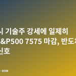 미국 증시 기술주 강세에 일제히 상승…S&P500 7575 마감, 반도체 랠리 재점화 신호